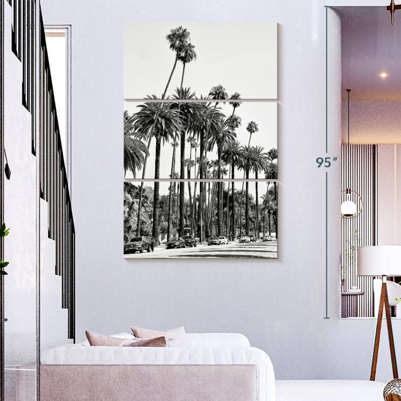 Palmiers de Sireci, Californie, Californie, H 74 po x l 48 po