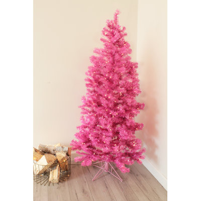 Easy Set-Up Lighted Pine Christmas Tree