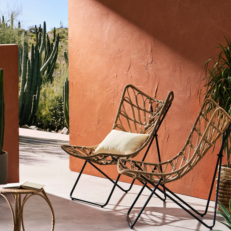 2 chaises - brun pour les chaises d'extérieur 2 décor