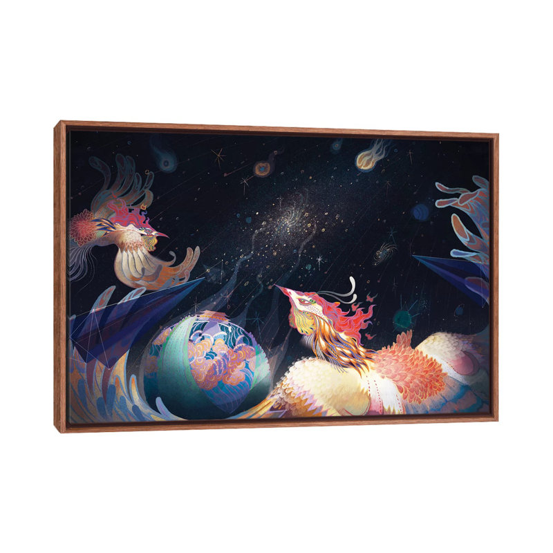 Extragalactic par Sija Hong - reproduction d'art, Classic Wood Framed, Pas de tapis, H 18 po x l 26 po x P 1,5 po