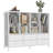8 Cube Storage Bookcase With 6 Fabric Drawers,diy Cube Fabric Storage Organizer, 4 Tiers Bookcase With Open Display Shelves,modern Storage Bookshelf For Home And Office-1426654006