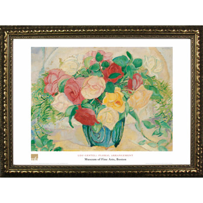 Museum Masters 'Floral Arangement' by Leo Gestel Framed Painting Print
