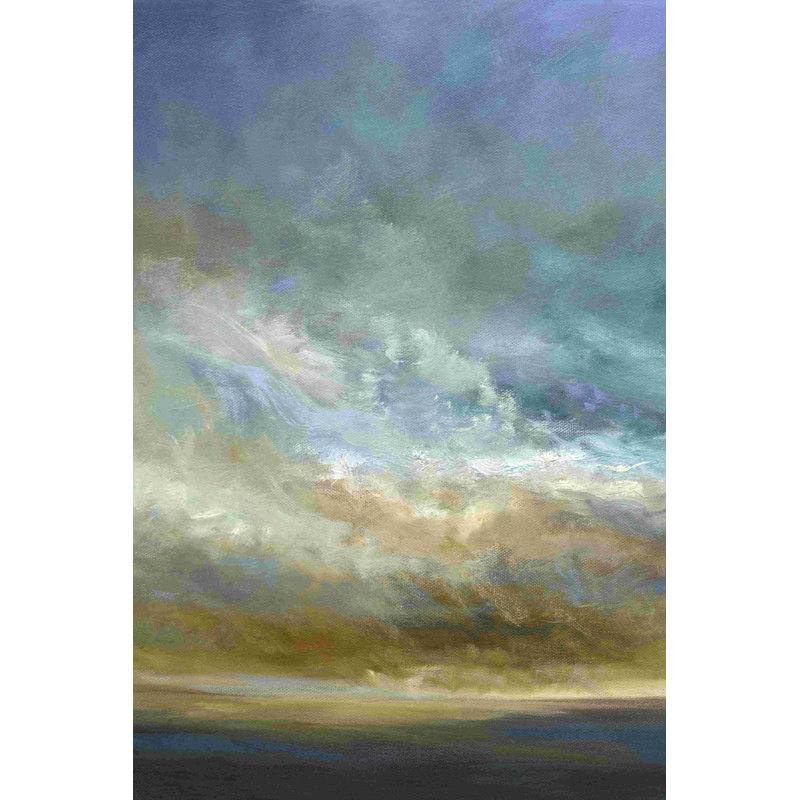 Triptyque de nuages côtiers I, H 18 po x l 12 po
