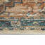 Tapis rectangulaire contemporain, transitionnel, oriental, texturé et vieilli 7 pi 10 po x 10 pi 10 po