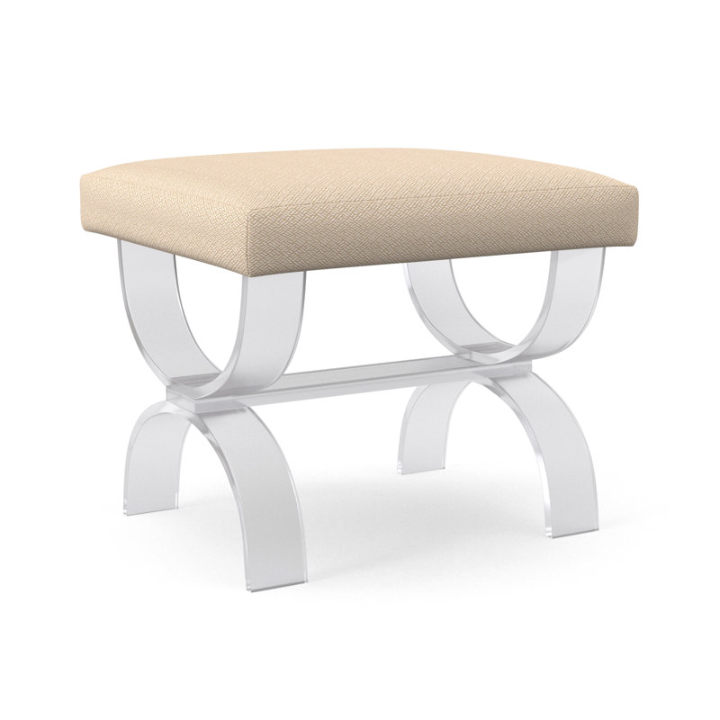 It's Clearly U Accent Stool, Filigree Ivory