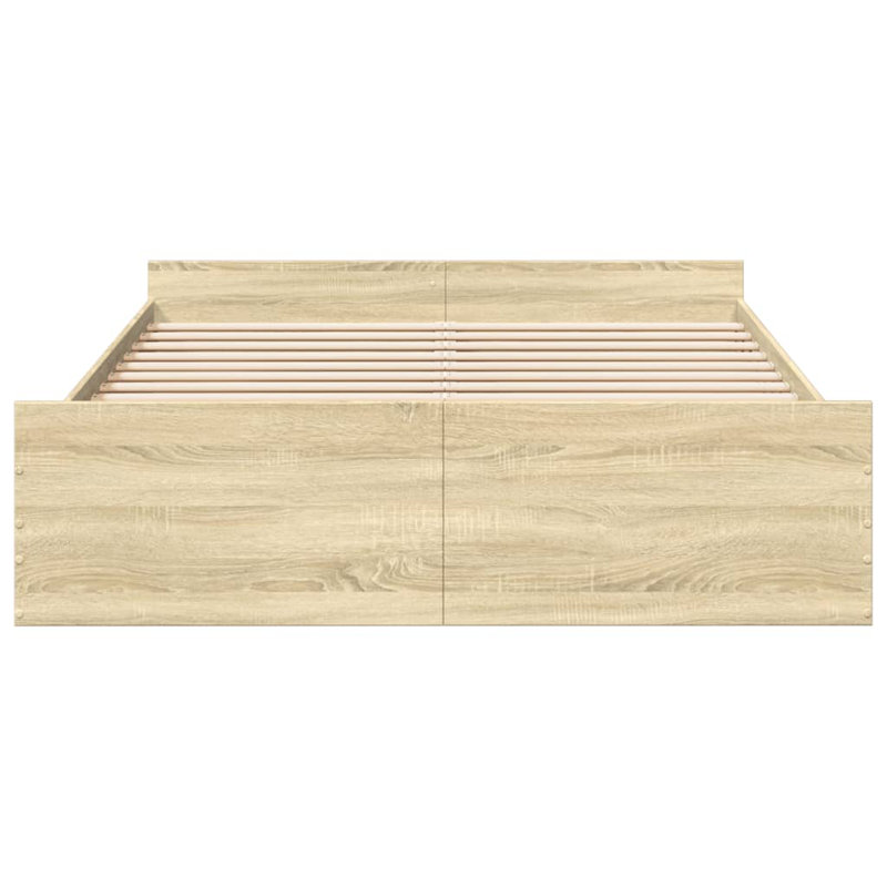 Peltz Bed, Kingsize (5'), Sonoma Oak