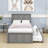Deshannon Twin Size Wood Bed with Trundle-1846868405