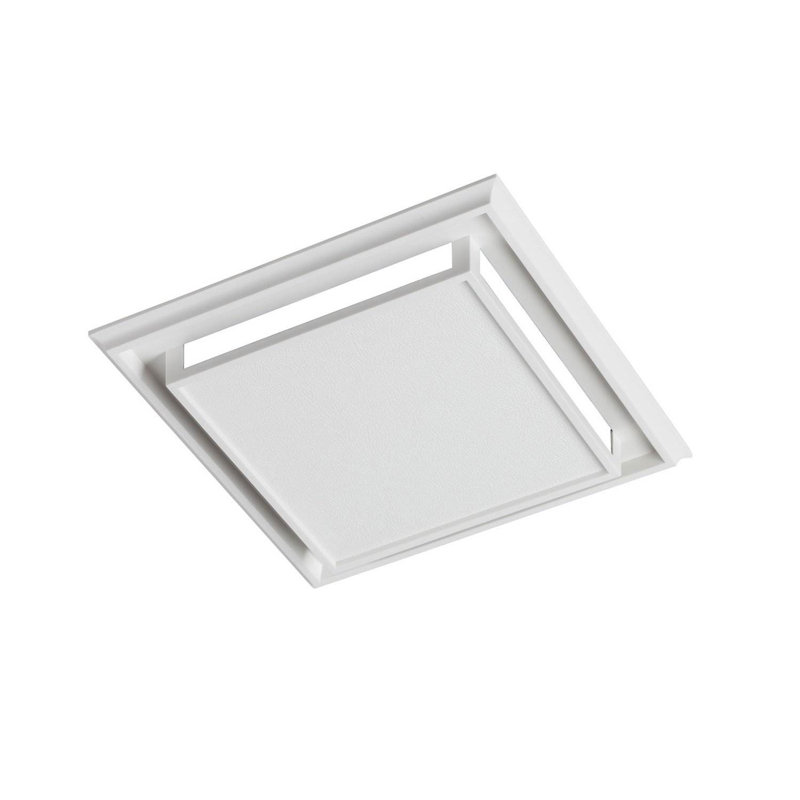 Ventilateur de salle de bain Broan 682 avec filtre à charbon et grille en plastique blanc