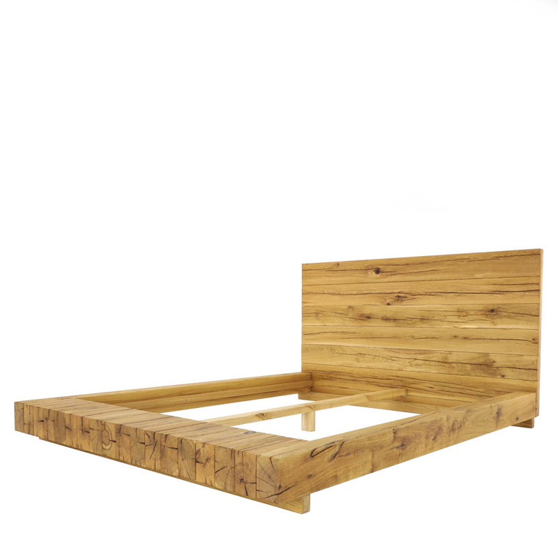 Manteo Solid Wood Bed, European Double (140 x 200cm)