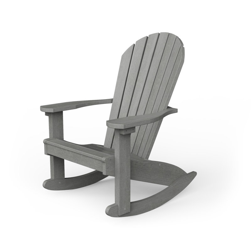 Wisby Outdoor Adirondack Chair, Driftwood Gray