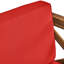 Chaise Mid-Century en bois avec coussin d'eau, 30,85 po x 26,71 po, 42,19 lb