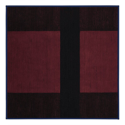 Tapis damier noir lavable à la machine
