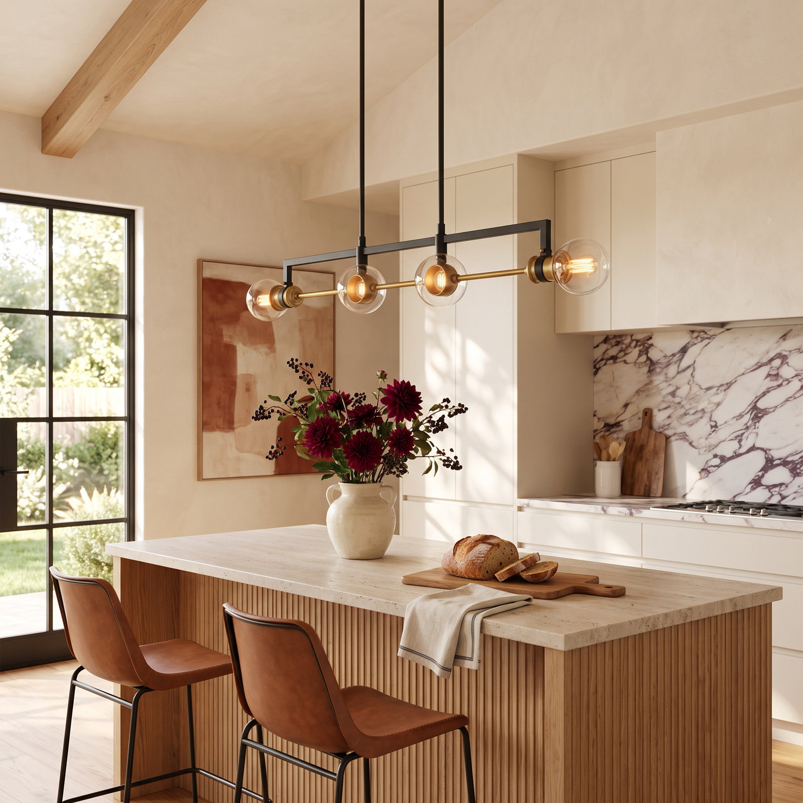 Tommie Dimmable 6 - Light Pendant