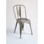 Chaise de salle à manger en métal