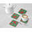 Cork Square 4 Piece Coaster Set
