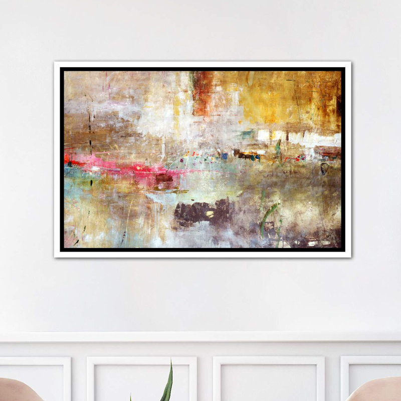 « rain clouds » par julien spencer-reproduction d’art, H 32 po x l 48 po x P 1,5 po, Toile blanche encadrée