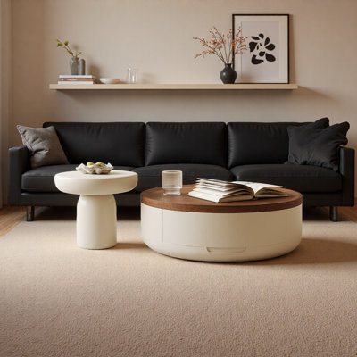 Table basse de style nordique minimaliste
