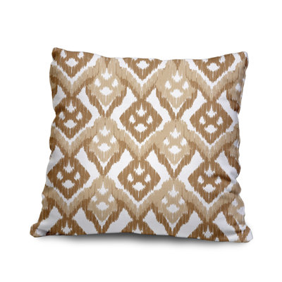 Happy Hippy Ikat Reversible Throw Pillow
