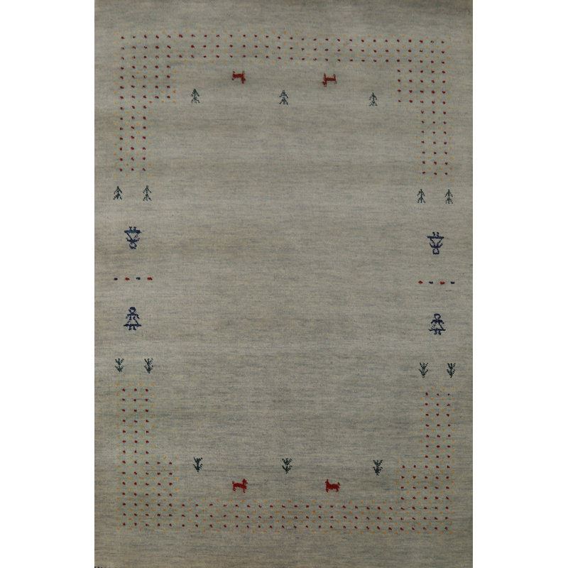 Tapis tribal Gabbeh indien 4 x 6