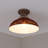 Mercado Steel Semi Flush Mount-431971657