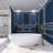 70.87'' x 35.43'' Freestanding Soaking Solid Surface Bathtub