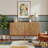 Elias 56.8'' Wide Mid-Century Modern 4-Door Sideboard Buffet Cabinet-120658415