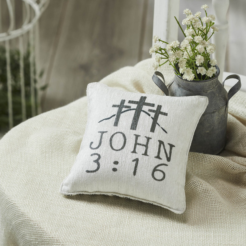 Coussin Celebrate Grace John 3: 16