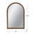 Arched Wall Mirror With Pine Wood Frame