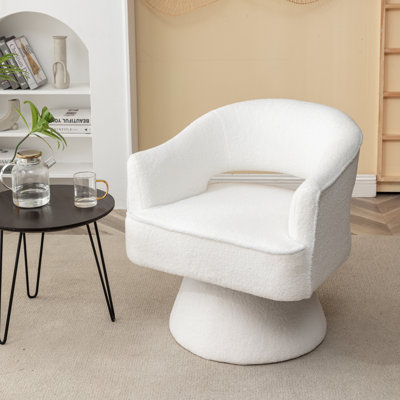 Fauteuil demi-tonneau pivotant de 28 po Kenzlee