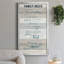 Family Rules - cadre photo, art textuel sur toile-1844997676-1844997679