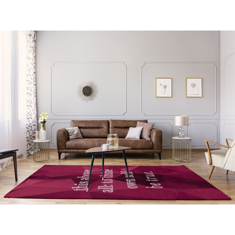 Tapis en chenille de polyester Shakespeare, Rectangle 8 pi x 10 pi