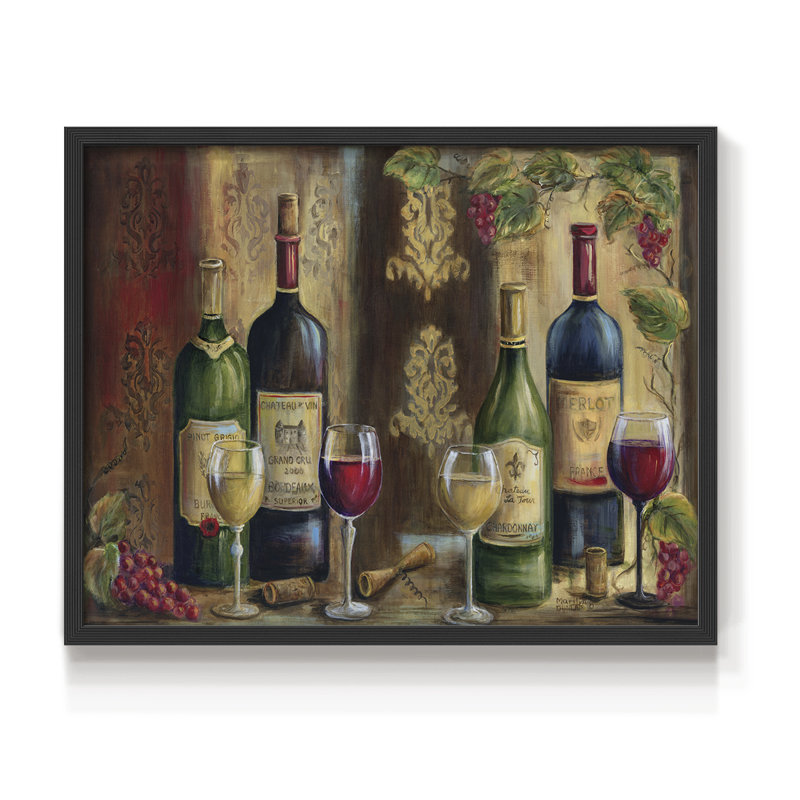 Variété rétro - reproduction encadrée, H 11 po x l 14 po, Noir, noir, noir, noir
