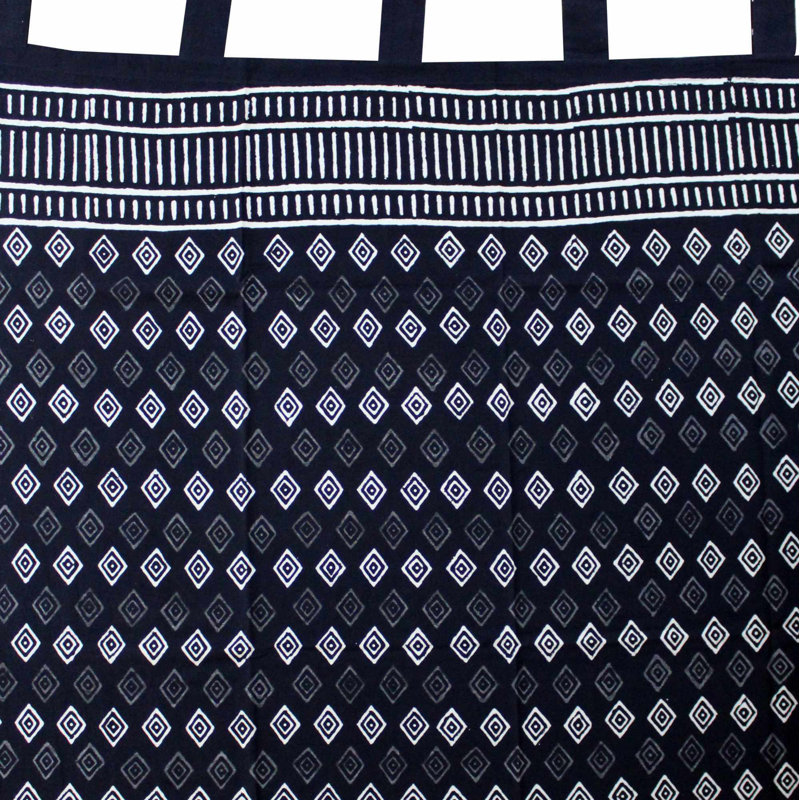Brevon 100% Cotton Semi Sheer Curtain Single Panel