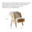 Chaise de loisirs simple en bois de rotin de style nordique