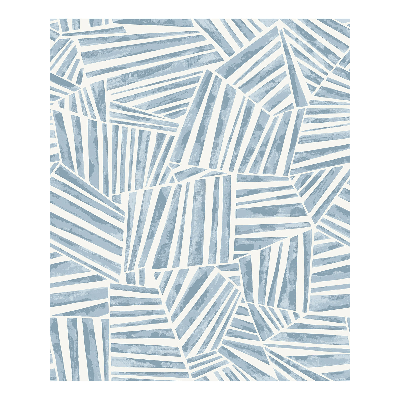 Lianna Modern Geometric Wallpaper, Light Blue