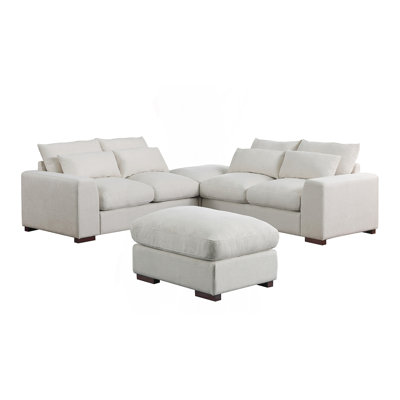 Modular Sectional with 2 Ottomans