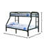 Lit superposé simple au-dessus d'un lit double Shahan par Harriet Bee-22805910