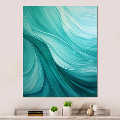 " Turqoise Warping Waves "