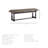 Verlie Jute Upholstered Bench