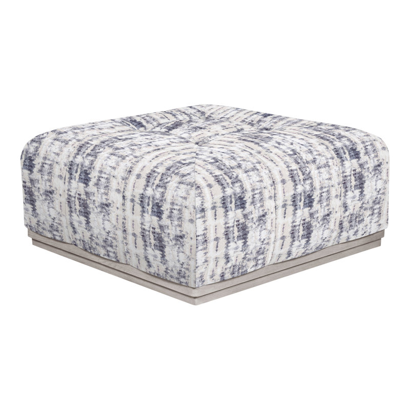 Denison By Thom Filicia Square Ottoman, Ozark Marina, Dove Gray