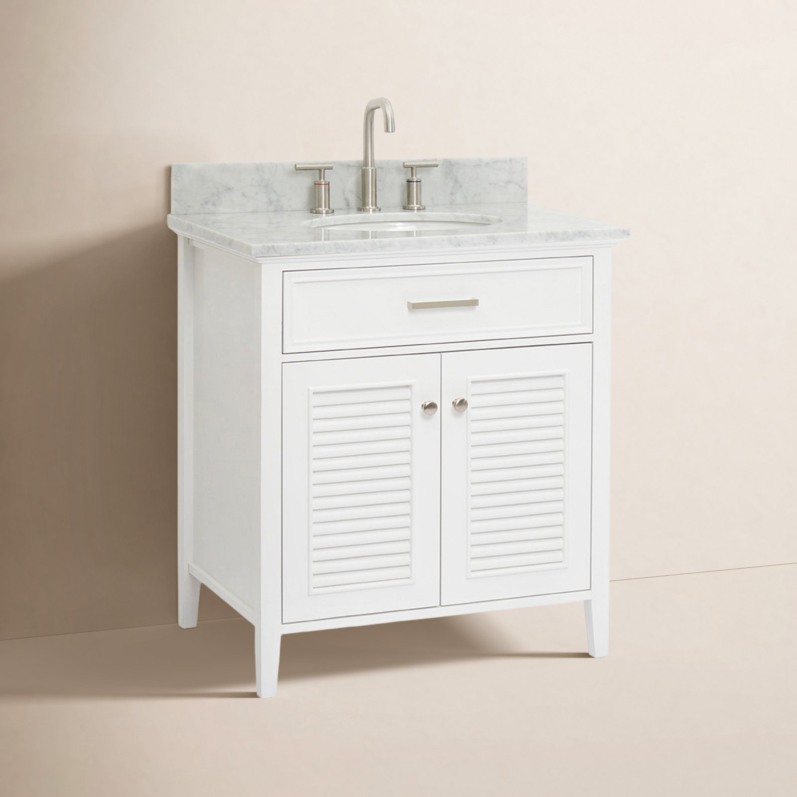 31'' Single Bathroom Vanity, White