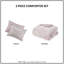 Ensemble d'édredon réversible en sherpa simple / simple TG-119417080-119417082