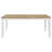 Prager Brown and White Rectangular Dining Table