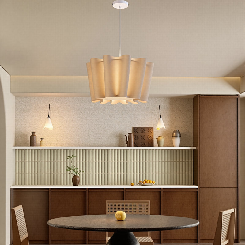 Hommel Light Metal Drum Pendant - Elegant Lighting