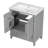 30" Bathroom Vanity With Sink Combo, Multi-Functional Bathroom Cabinet With Doors And Drawer-1549925477