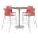 42" L Round Breakroom Table and Chair Set