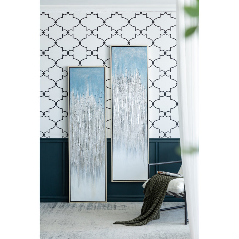 S / 2 70,9 x 19,7 po Dhalia Ombre Wall Arts
