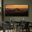 "Sedona Rock Mountains at Sunset", art mural sur toile - Photographie de paysage désertique chaleureux pour décor Sud-Ouest-116517575-116517574
