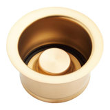 3-1/2" Brass Kitchen Garbage Disposal Flange and Stopper