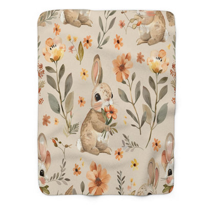 Boho Bunny - 1 pièce Sherpa Premium